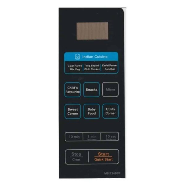 Microwave Oven Membrane Keypad