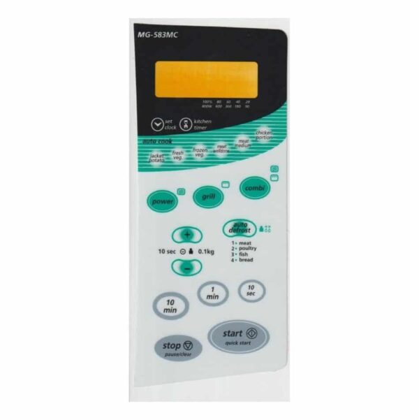 Microwave Oven Membrane Keypad