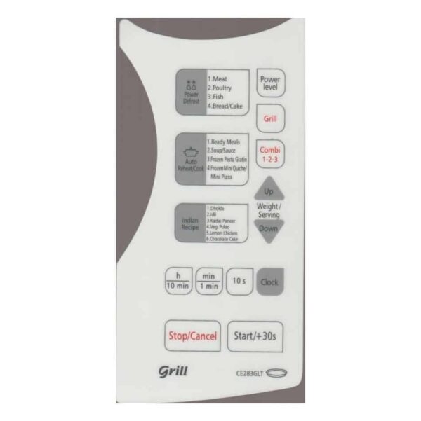 Microwave Oven Membrane Keypad Samsung