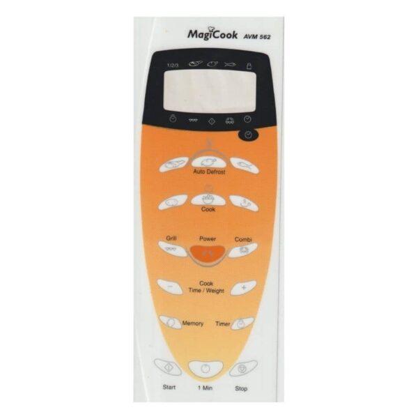 Microwave Oven Membrane Keypad Suitable For Whirlpool