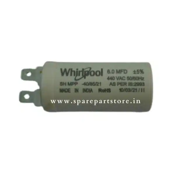 Whirlpool refrigerator capacitor 6.0 mfd