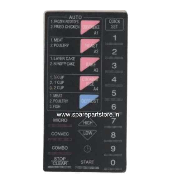 Microwave oven membrane Keypad 900T Compatible with BPL Microwave Oven
