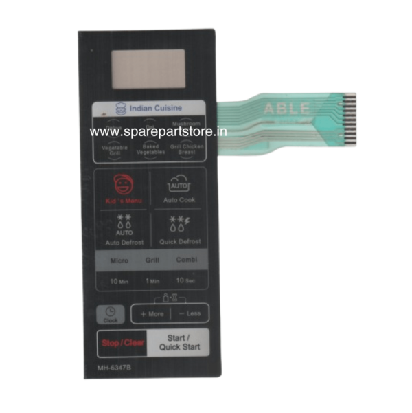 Microwave Oven Membrane Keypad for LG (MH-6347B)