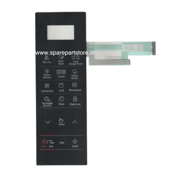 Membrane keypad for LG CE1041DFB / 2CE1041DFB Microwave Oven