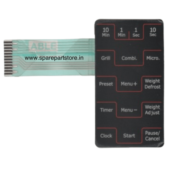 Microwave Oven Membrane Keypad – Match & Replace Easily