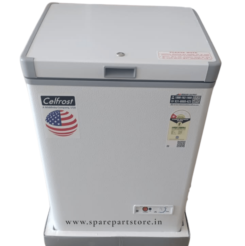 Celfrost CF132 Chest Freezer – 132 Litres front view Celfrost CF132 Chest Freezer – 132 Litres