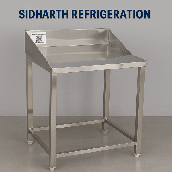 Stainless Steel Table for Roti Rolling – With Under Shelf Storage